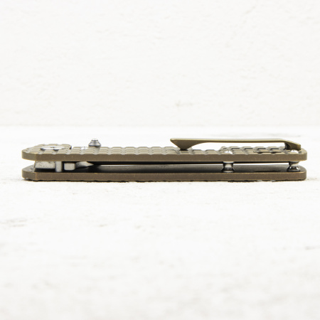 Нож QSP Penguin, 154CM, Titanium Bronze Frag Нож QSP Penguin, 154CM, Titanium Bronze Frag - купить в интернет-магазине Blademan