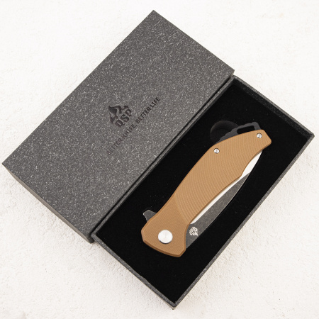 Нож QSP Raven, D2, G10 Brown Нож QSP Raven, D2, G10 Brown - купить в интернет-магазине Blademan