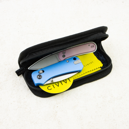 Нож CIVIVI Baby Banter 2, Satin Nitro-V, Aluminum Blue Handle, C23074-1