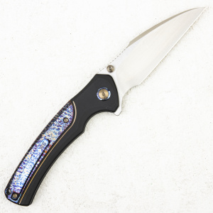 Нож WE Knife Ziffius, CPM 20CV, Titanium/Flamed Titanium. LIMITED EDITION - складной туристические ножи из стали Нож WE Knife Ziffius, CPM 20CV, Titanium/Flamed Titanium. LIMITED EDITION - складной туристические ножи из стали