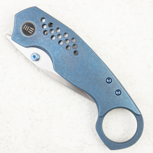 Нож WE Knife Envisage, CPM 20CV, Titanium Blue - складной туристические ножи из стали Нож WE Knife Envisage, CPM 20CV, Titanium Blue - складной туристические ножи из стали
