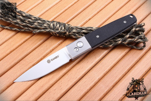 Нож Ganzo G7211, Satin, черный - складной туристические ножи из стали