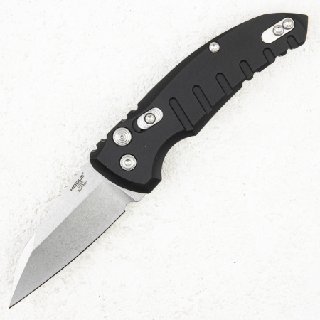 Нож Hogue A01 MicroSwitch Auto, CPM 154, Aluminium Black