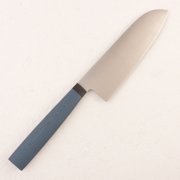 Нож Сантоку OWL SA160 F, Elmax Cryo, G10 Navy Blue, (Эксклюзивный цвет)