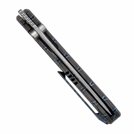 Нож Remette Wild Species, M390, Titanium Flame, Button Lock, WD108-N4