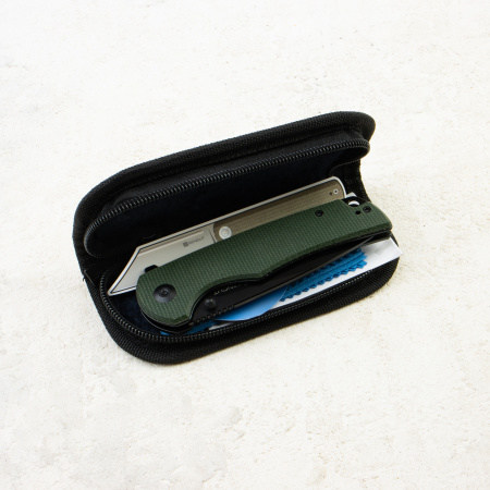 Нож SENCUT Praktisk, Black, 9Cr18MoV, Micarta Green Handle, S24019-3 Нож SENCUT Praktisk, Black, 9Cr18MoV, Micarta Green Handle, S24019-3