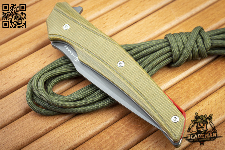 Нож Maxace Ranger, Assab XW42, Micarta Green - купить в интернет-магазине Blademan