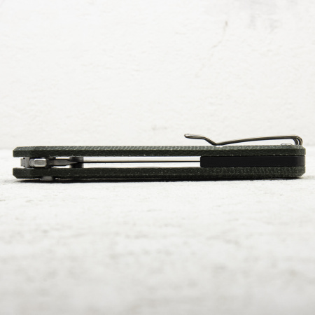 Нож QSP Swordfish Button Lock, 14C28N, Micarta Green Нож QSP Swordfish Button Lock, 14C28N, Micarta Green - купить в интернет-магазине Blademan
