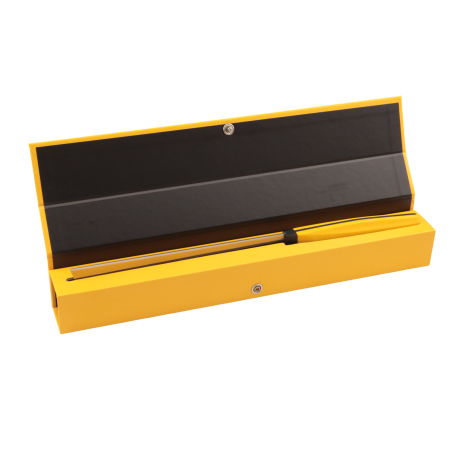 Нож Накири OWL NA160 F, N690 Cryo, G10 Yellow Handle