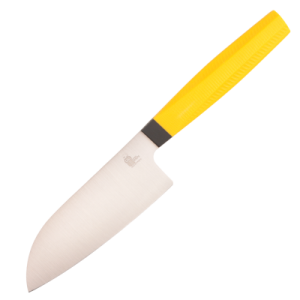 Нож мини Сантоку OWL SA110, N690 Cryo, G10 Yellow Handle