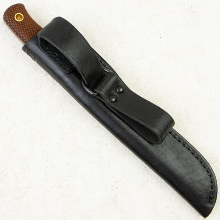 Нож Южный Крест Рыбацкий L, Elmax, Micarta Coyote, Насечка