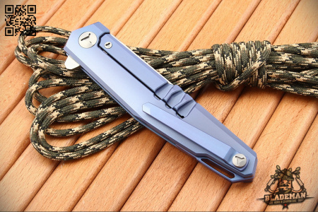 Mr.Blade Lance, M390 Satin, Titanium Purple - купить в интернет-магазине Blademan