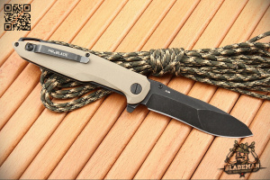 Нож Mr.Blade Convair, D2 Black Stonewash, G10 Tan - складной туристические ножи из стали