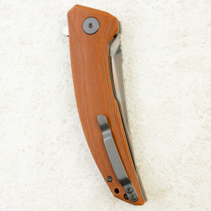 Нож Petrified Fish Deepsea, Satin, K110, Micarta Brown Handle, PFP05BRMS Нож Petrified Fish Deepsea, Satin, K110, Micarta Brown Handle, PFP05BRMS
