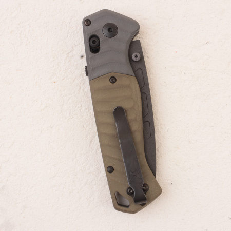 Нож Benchmade PSK, MagnaCut, Gray/OD Green G10 Handle, 593BK