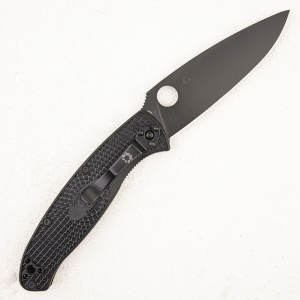 Нож Spyderco Resilience, 8Cr13MoV Black, FRN Black - складной туристические ножи из стали Нож Spyderco Resilience, 8Cr13MoV Black, FRN Black - складной туристические ножи из стали