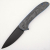 Нож WE Knife Saakshi, 20CV Black, Titanium Blue/Marble Carbon Fiber Нож WE Knife Saakshi, 20CV Black, Titanium Blue/Marble Carbon Fiber