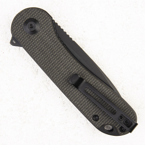 Нож CIVIVI Elementum, D2 Black, Micarta Dark Green - складной туристические ножи из стали Нож CIVIVI Elementum, D2 Black, Micarta Dark Green - складной туристические ножи из стали