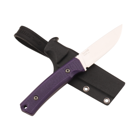 Нож OWL Barn XS F, N690 Cryo, G10 Purple Handle
