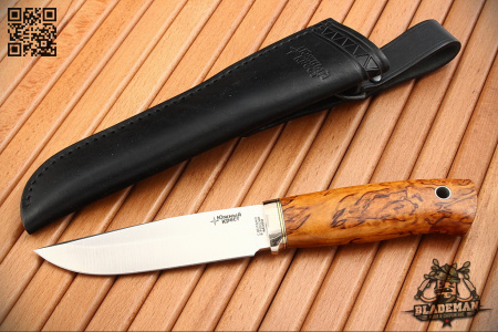 Южный Крест - Стерх, Карельская береза Янтарь, M390 - купить в интернет-магазине Blademan