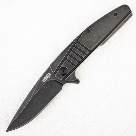 Нож Brous Blades The Insight, D2 Black, Titanium
