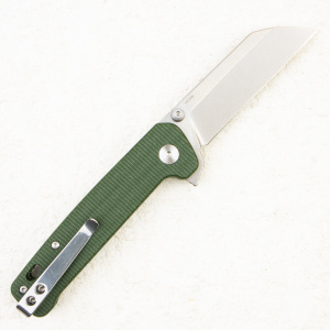 Нож QSP Penguin Button Lock, 14C28N, Micarta Green, QS130BL-C1 Нож QSP Penguin Button Lock, 14C28N, Micarta Green, QS130BL-C1