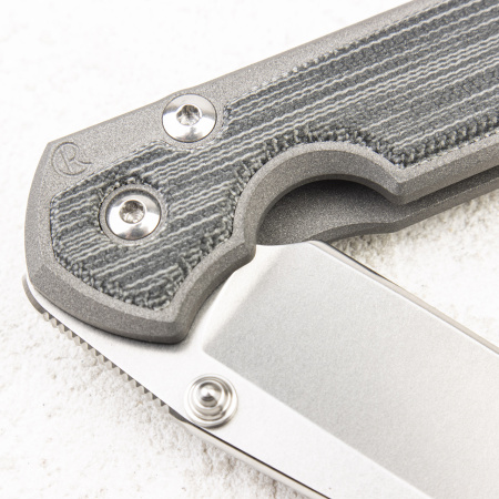 Нож Chris Reeve Small Sebenza 31, S45VN, Titanium/Black Canvas Micarta - купить в интернет-магазине Blademan