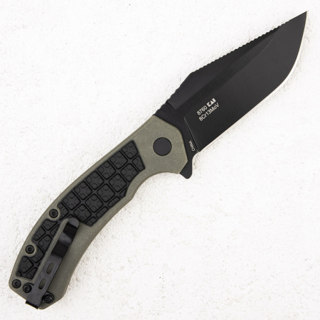 Нож Kershaw Faultline, 8Cr13MoV, GFN Black/Green, 8760