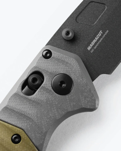 Нож Benchmade PSK, MagnaCut, Gray/OD Green G10 Handle, 593BK