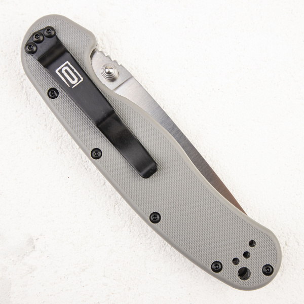 Ontario Rat 1 Folder Gray, Satin Blade, ON8848GY