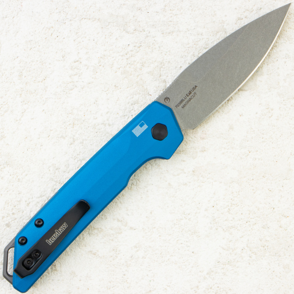 Нож Kershaw Launch Iridium, MagnaCut, Aluminum Blue Handle, 7038BLU
