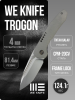 Нож WE Knife Trogon, CPM 20CV, Titanium Gray Нож WE Knife Trogon, CPM 20CV, Titanium Gray