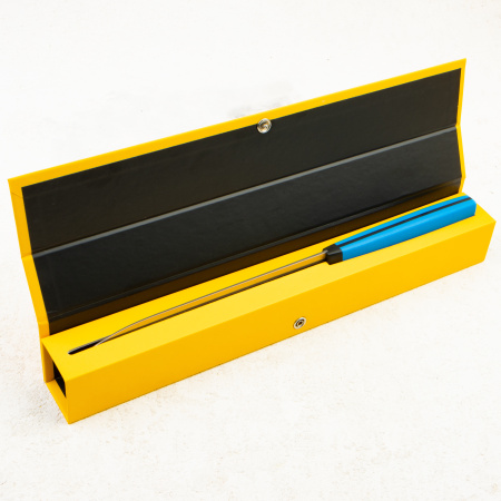 Нож мини-шеф OWL CH160 F, Cromax Cryo, G10 Blue