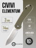 Нож CIVIVI Elementum, D2, G10 Green, C907E