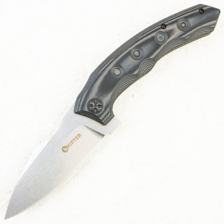 Нож Mr.Blade/Shifter Bolide, 8Cr14MoV, Micarta Black-Gray, MBS034