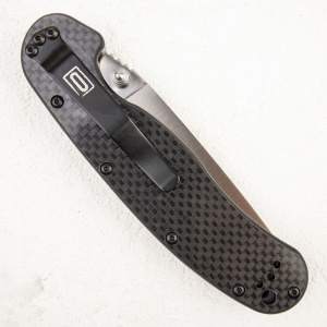 Нож Ontario Rat 1, D2, Satin, Black Carbon, 8867CF - складной туристические ножи из стали Нож Ontario Rat 1, D2, Satin, Black Carbon, 8867CF - складной туристические ножи из стали