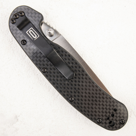 Нож Ontario Rat 1, D2, Satin, Black Carbon, 8867CF Нож Ontario Rat 1, D2, Satin, Black Carbon, 8867CF - купить в интернет-магазине Blademan
