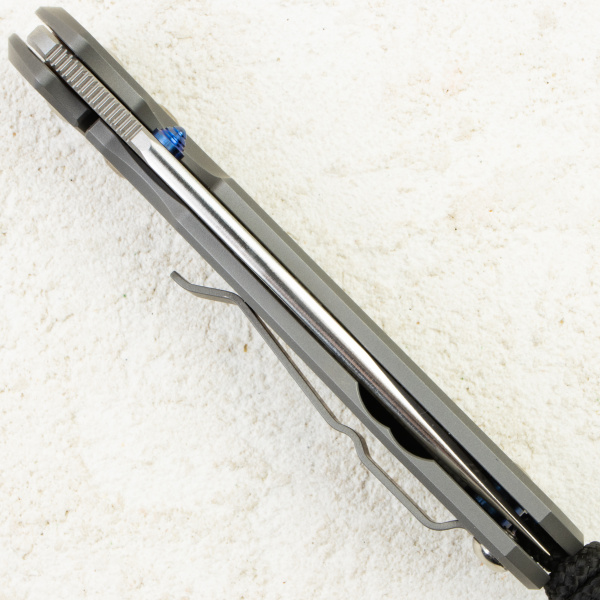 Нож Chris Reeve Small Sebenza 31, Glass Blasted CPM MagnaCut, Titanium Handle, S31-1644