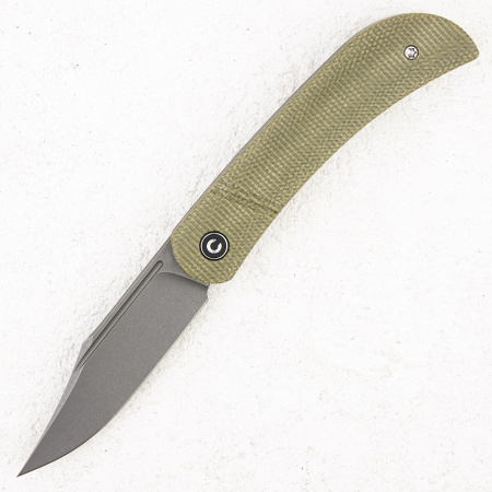 Нож CIVIVI Appalachian Drifter, S35VN Gray, Micarta Olive, C2015B