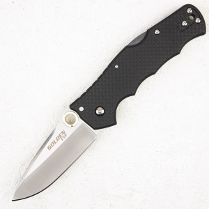 Нож Cold Steel Golden Eye Elite, S35VN, Carbon Fiber Black, CS62QCFS - складной туристические ножи из стали Нож Cold Steel Golden Eye Elite, S35VN, Carbon Fiber Black, CS62QCFS - складной туристические ножи из стали