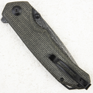 Нож CIVIVI Brazen, Damascus, Micarta Dark Green - складной туристические ножи из стали Нож CIVIVI Brazen, Damascus, Micarta Dark Green - складной туристические ножи из стали