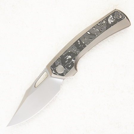 Нож WE Knife Nefaris, CPM 20CV, Carbon / Aluminum Foil / Titanium Handle
