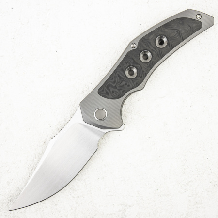 Нож WE Knife Magnetron, CPM 20CV, Titanium/Carbon Fiber