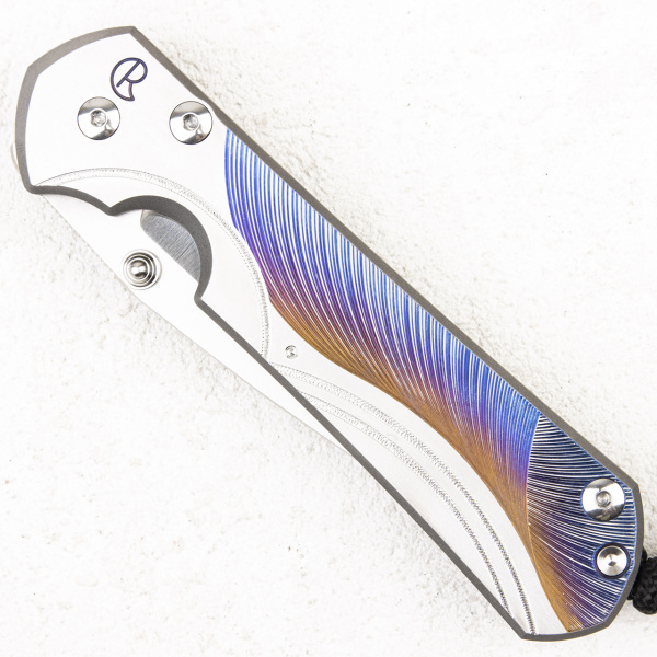 Нож Chris Reeve Large Sebenza 31 Unique Graphic, S45VN, Titanium - складной туристические ножи из стали