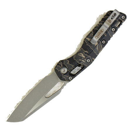 Нож Microtech MSI, Apocalyptic, M390, Polymer Tiger Stripe Camo, 210T-10 — фото 2