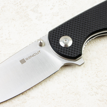Нож SENCUT Praktisk, Satin, 9Cr18MoV, Coarse G10 Black Handle, S24019-1 Нож SENCUT Praktisk, Satin, 9Cr18MoV, Coarse G10 Black Handle, S24019-1