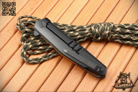 Mr.Blade Lance, D2 Black Stonewash, G10 Brown - купить в интернет-магазине Blademan