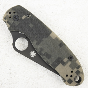 Spyderco Paramilitary 3, CPM S45VN Black, G10 Digital Camo, C223GPCMOBK Spyderco Paramilitary 3, CPM S45VN Black, G10 Digital Camo, C223GPCMOBK