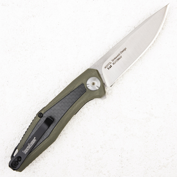 Нож Kershaw Atmos, 8Cr13MoV, G10/Carbon Olive, 4037OL