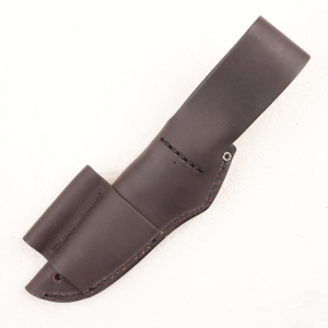 Нож Benchmade Mini Bushcrafter, S30V, OD Green G10 Handle, Brown Leather Sheath, 165-1